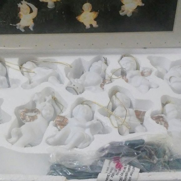 Cottagecore Angel Light Set Porcelain ABC - Picture 3 of 8